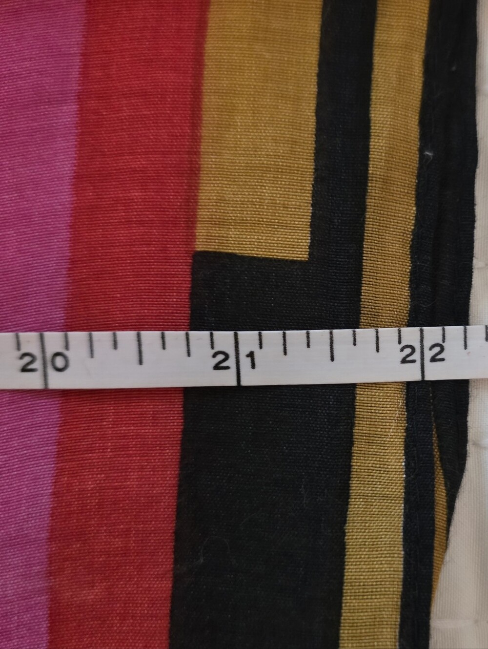 Multicolored Geometric Colorblock Scarf- Abstract Patchwork Pattern 22"×68" - Picture 6 of 9